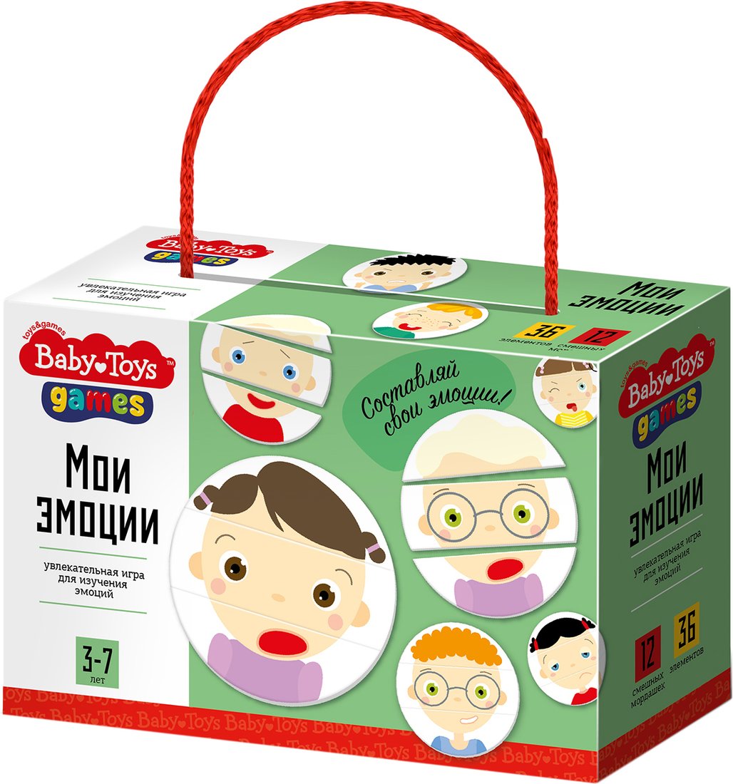 

Мозаика/пазл Baby Toys Мои эмоции 04309