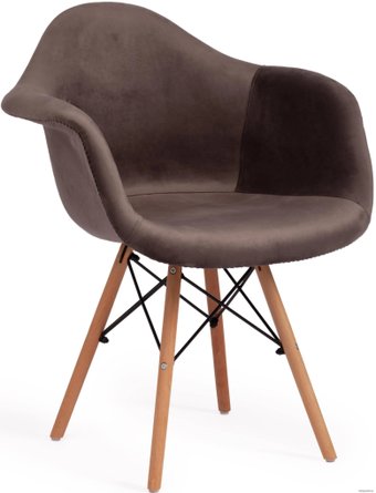 Стул с подлокотниками Secret De Maison Cindy Soft (Eames) mod. 101 (серый (HLR 24)/натуральный)