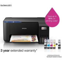 МФУ Epson EcoTank L3211 (ресурс стартовых контейнеров 6500/8100, контейнер 003)