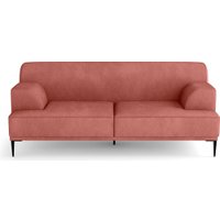 Диван Олмеко Бергамо 2-х местный (велюр, барни дасти роуз)