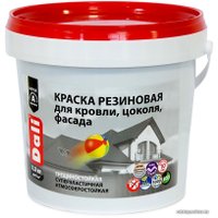 Краска Dali Резиновая для кровли/цоколя/фасада 1.3 кг (красно-коричневый) в Могилеве