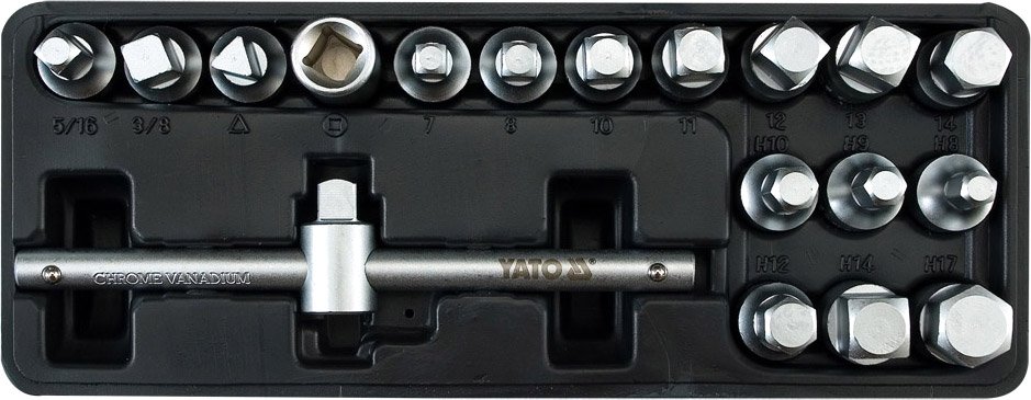 

Набор ключей Yato YT-0599 18 предметов