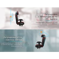 Офисное кресло Kulik System Victory Design азур (серый с подголовником)