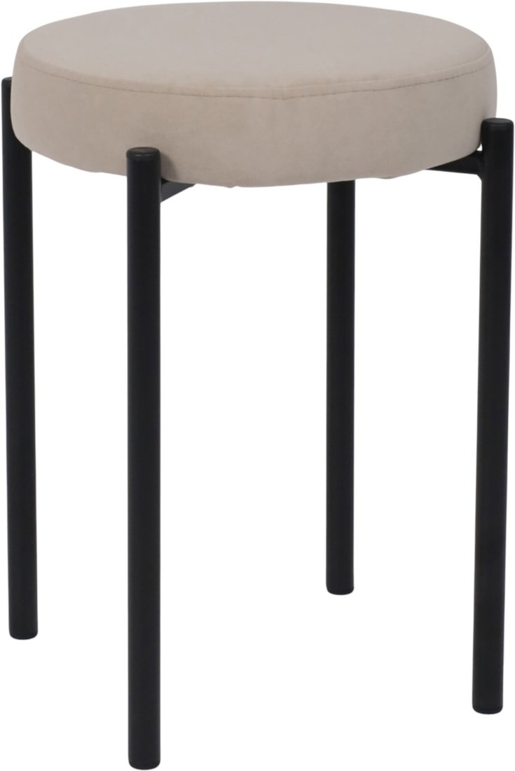 

Табурет AksHome BOB (b03 Cream Lux\черный)