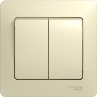 Выключатель Schneider Electric Glossa GSL000252 (бежевый)
