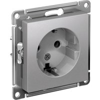 Розетка Systeme Electric AtlasDesign ATN000343 (алюминий)