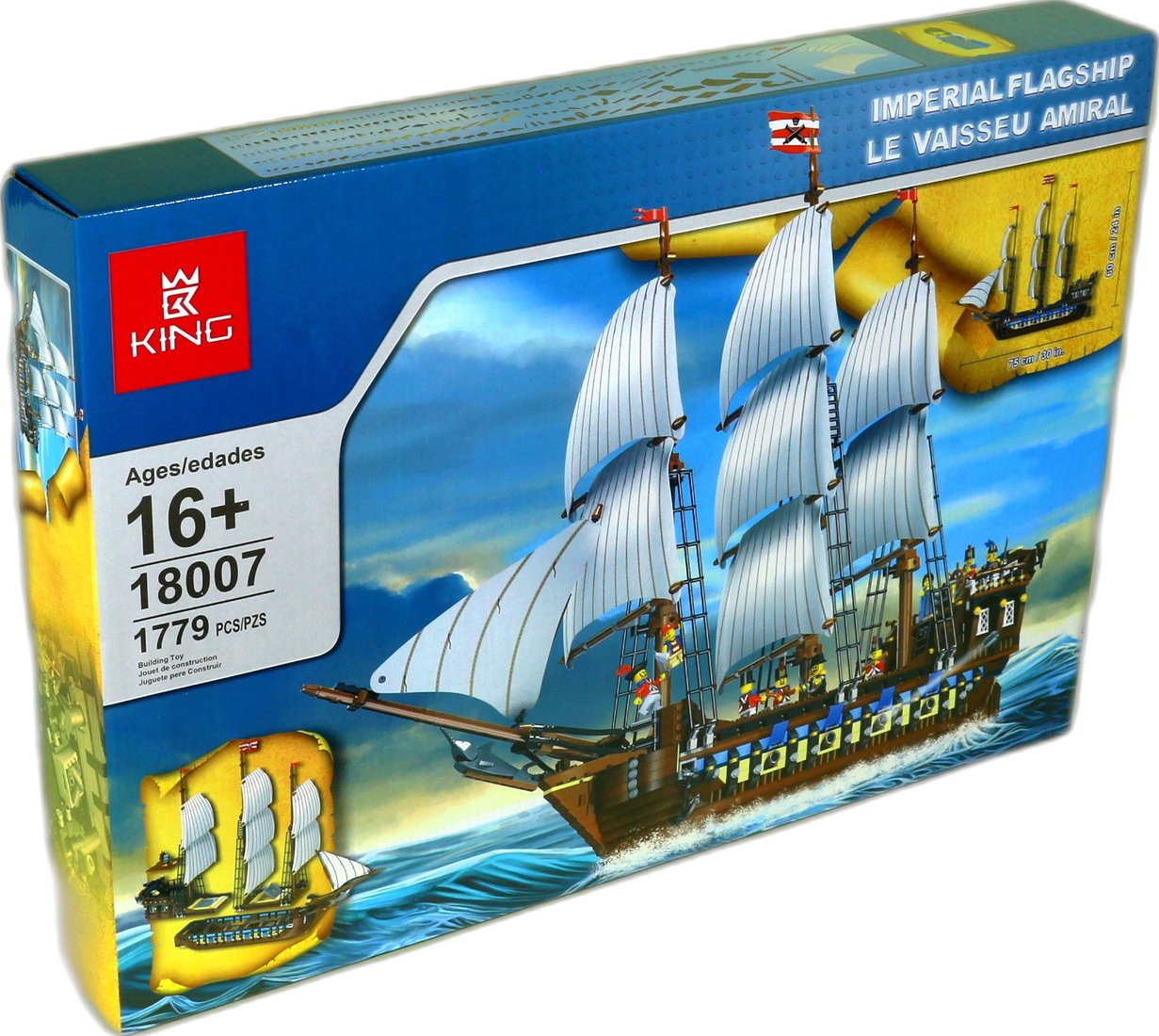 

Конструктор King 18007 Имперский флагманский корабль