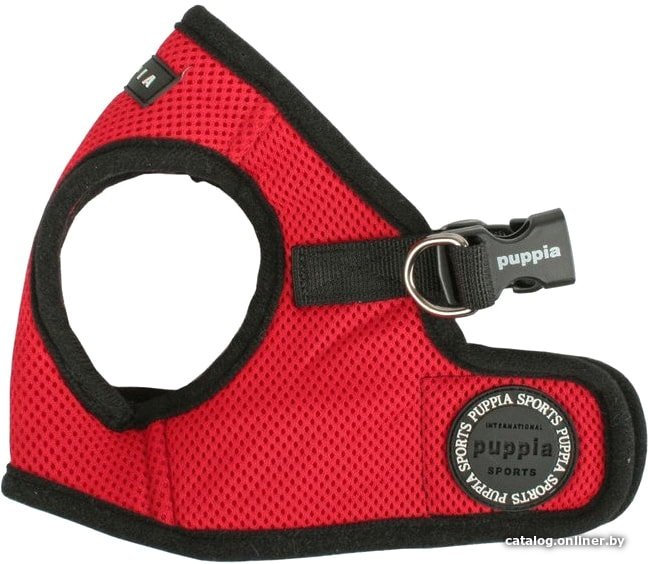 Шлейка-жилетка Puppia Soft Vest PAHA-AH305-RD-S (красный)