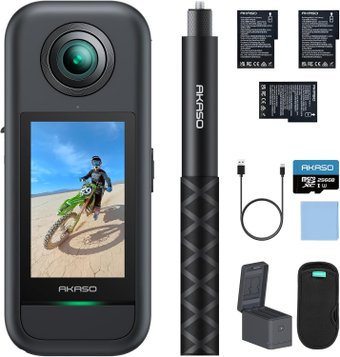 Экшен-камера Akaso 360 Creator Combo+256GB microSD