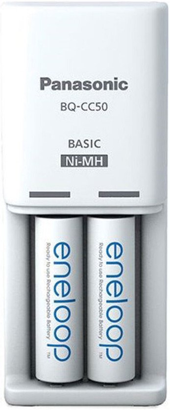 

Аккумуляторы + зарядное Panasonic BQ-CC50 + 2xAA