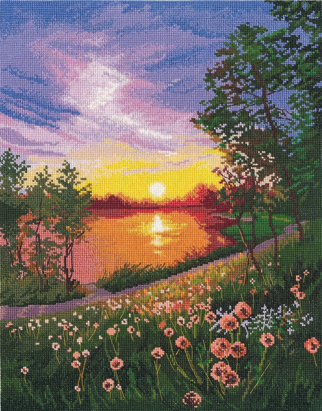 

Набор для вышивания Овен Летний закат 1356