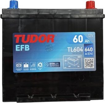Tudor Start-Stop EFB TL604 (60 А·ч)