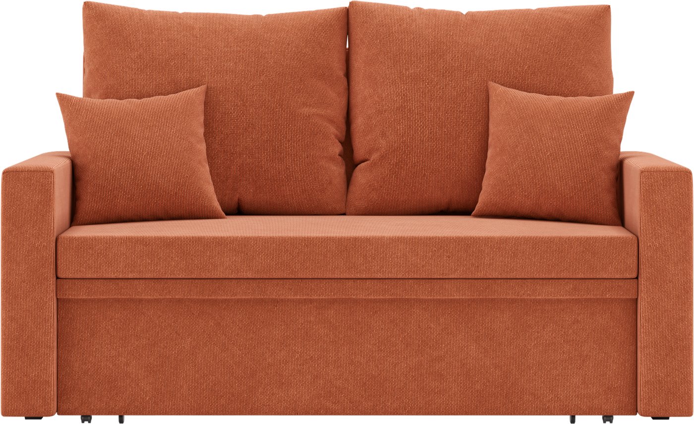 Диван Mio Tesoro Тунне SB2 (Ripple 430 Terracotta)