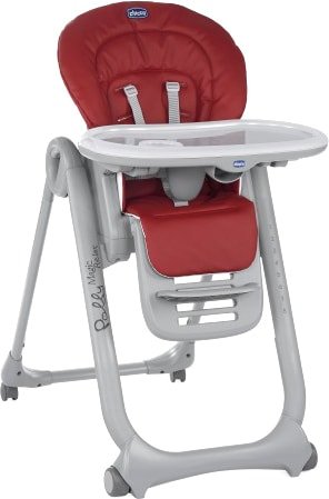 

Высокий стульчик Chicco Polly Magic Relax (red passion)