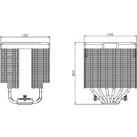 Кулер для процессора Thermalright Peerless Assassin 140 Digital (черный)