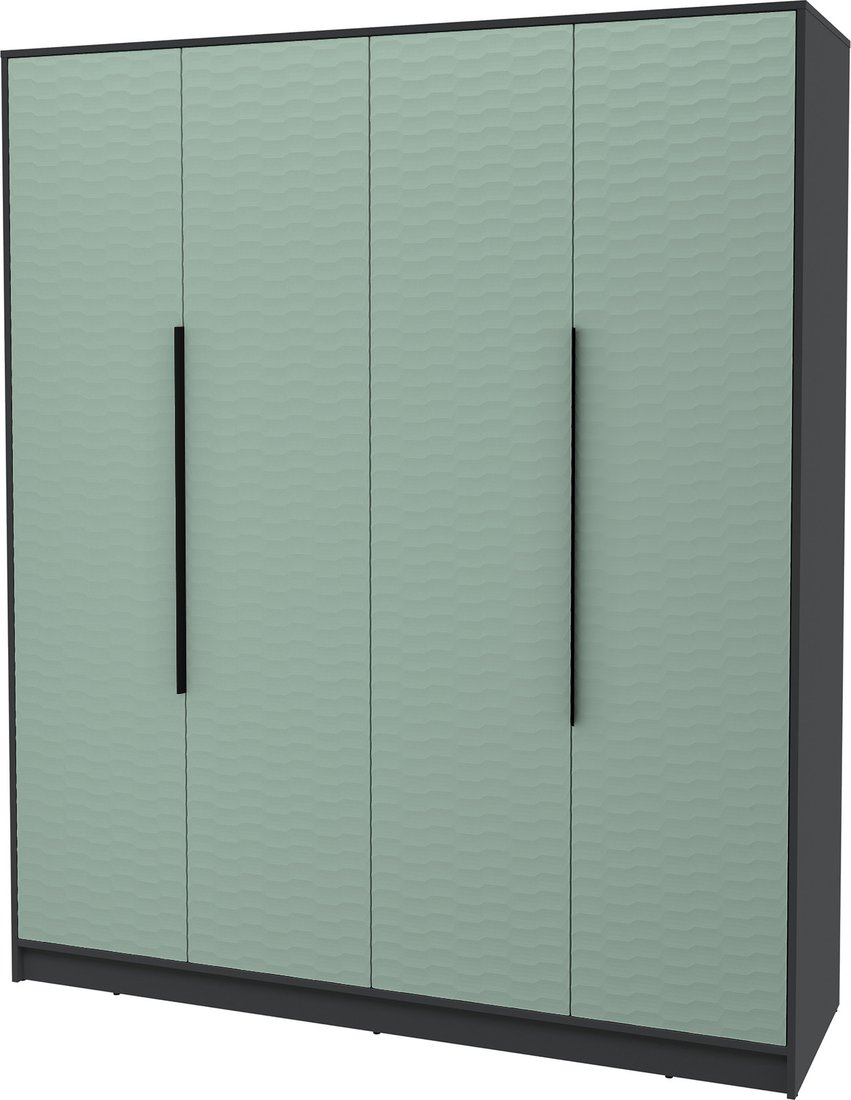 

Шкаф распашной Интерлиния Концепт Зодиак КТ-Ш4 (антрацит/мята)