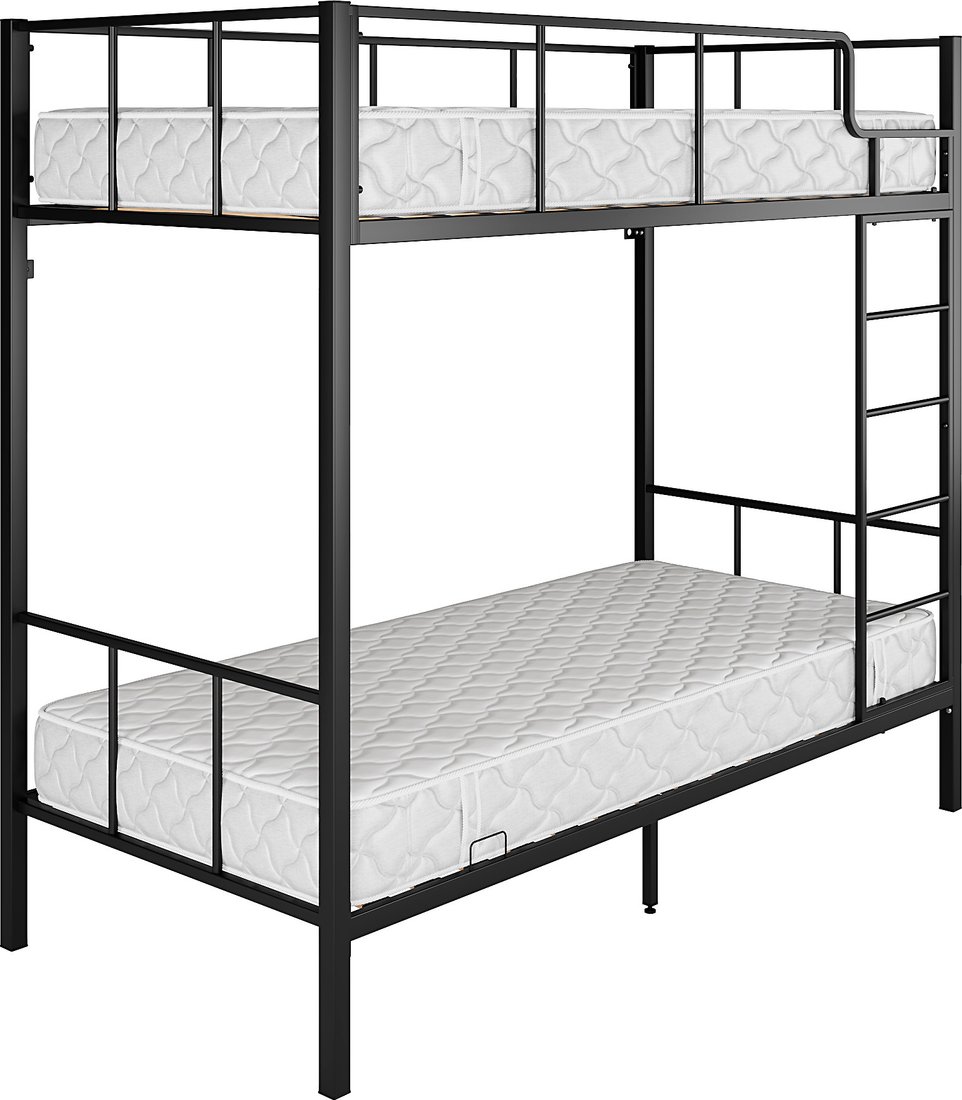 

Двухъярусная кровать Князев Мебель Дебора 1 ДБ1.80.200.Ч (черный муар)