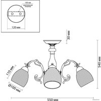 Подвесная люстра Lumion Ninella 3092/3