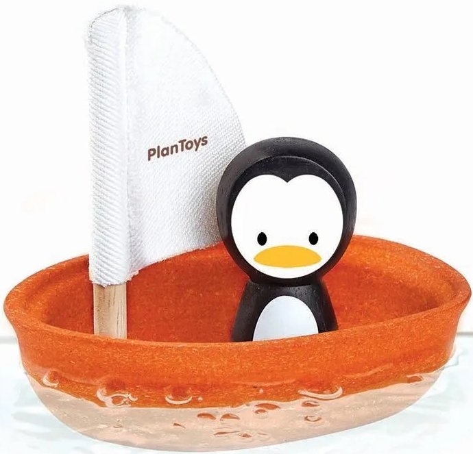 

Игрушка для ванной Plan Toys Лодка и пингвин 5711