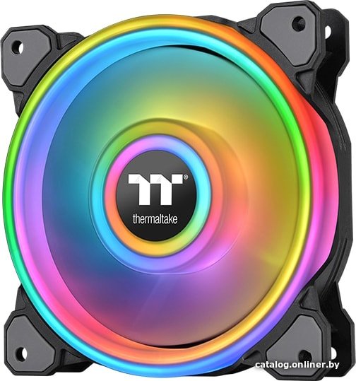 Вентилятор для корпуса Thermaltake Riing Quad 12 RGB TT Premium CL-F088-PL12SW-C