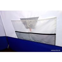 Палатка для зимней рыбалки Пингвин 3 с дышащим верхом (белый/синий)