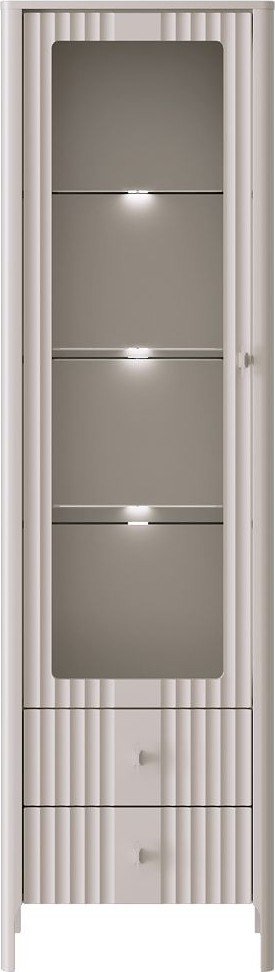 

Шкаф-витрина Black Red White Dalia REG1W2S с подсветкой (персидский жемчуг)