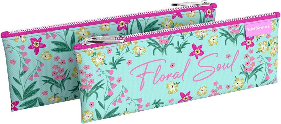 

Пенал Erich Krause Floral Soul 63038