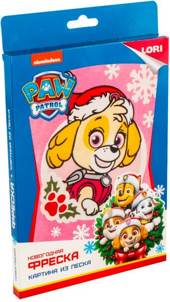 

Набор для создания поделок/игрушек Lori Фреска. Картина из песка Праздничная Скай Кпс-011