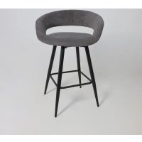 Стул с подлокотниками Мамадома Barny-R 700 (b28 Antracite Lux/черный)