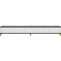 Тумба Shtabe Royal 5039 эко (мрамор неро-золото)