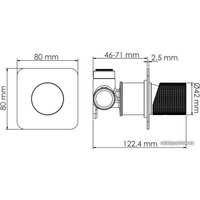 Смеситель Wasserkraft Tauber 6451