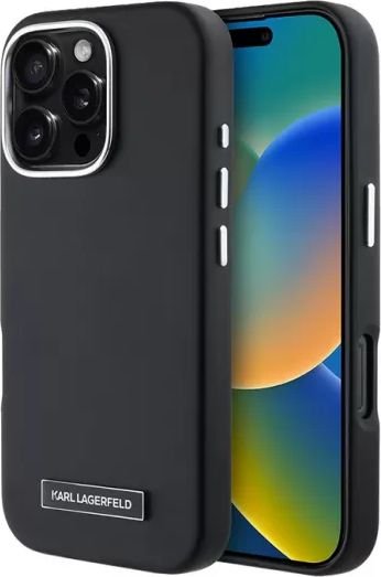 

Чехол для телефона Lagerfeld PU Grained Full Wrapped & Metal Camera (MagSafe) для iPhone 16 Pro Max KLHMP16XPGMSRPK