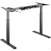 Стол для работы стоя ErgoSmart Electric Desk 1360x800x36 мм (альпийский белый/черный)