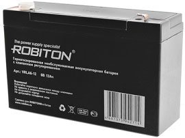 

Аккумулятор для ИБП Robiton VRLA6-12 (6В/12 Ач)