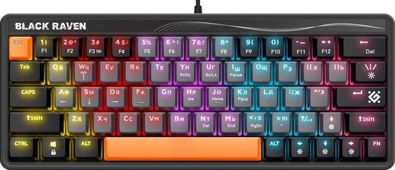 

Клавиатура Defender Black Raven GK-417 45413