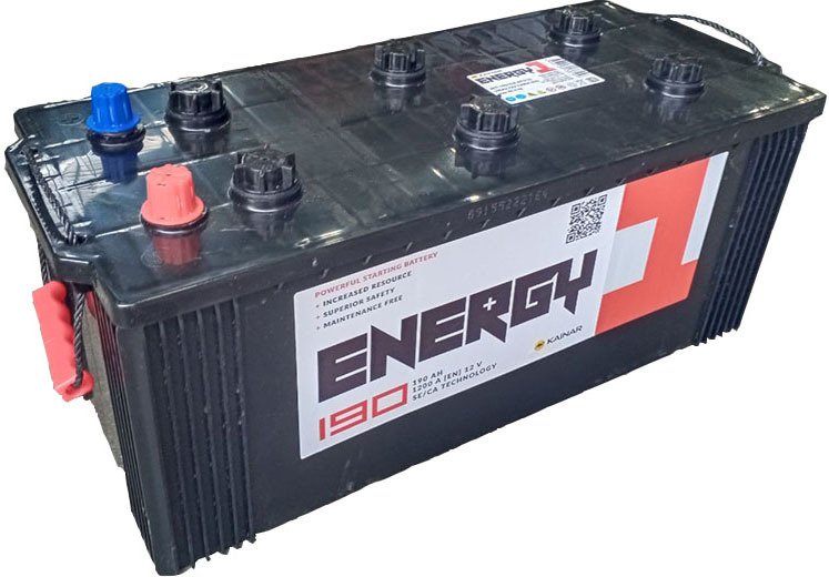 

Автомобильный аккумулятор Energy One 190 (4) рус R+ (190 А·ч)