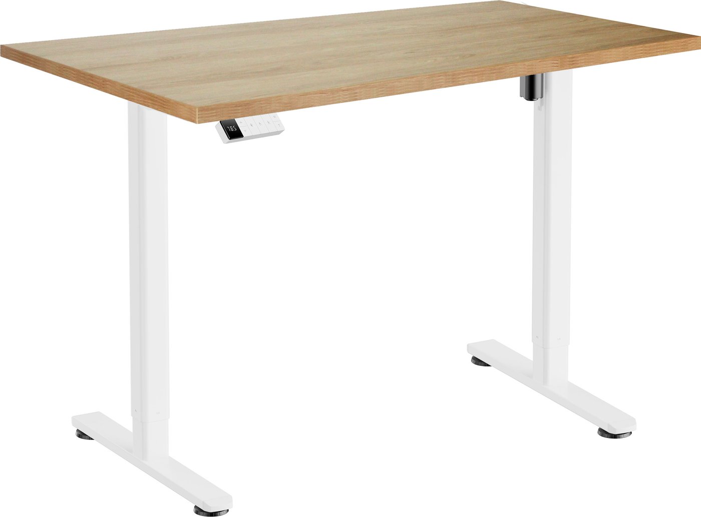 

Стол для работы стоя ErgoSmart Electric Desk Slim 1200х650х25 мм (дуб натуральный/белый)