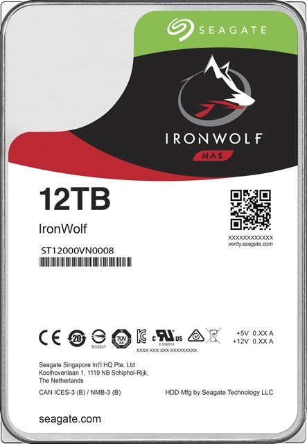 

Жесткий диск Seagate IronWolf 12TB ST12000VN0008