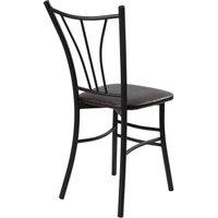 Стул ВВР Трилогия (шоколад крокодил/черный, экокожа)