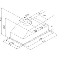Кухонная вытяжка Krona Kate 600 White PB V2 КА-00011820