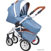 Универсальная коляска Coletto Verona Avangard (2 в 1, V-03, белые колеса)