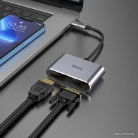 Адаптер Hoco HB29 USB Type-C - HDMI/VGA