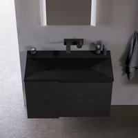  Lauter Тумба под умывальник Nelli 70 (антрацит п/мат/черный)