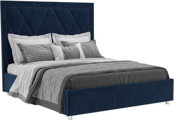 Мебель-АРС Треви 160 (темно-синий/Luna 034)