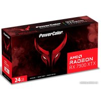 Видеокарта PowerColor Red Devil AMD Radeon RX 7900 XTX 24GB GDDR6 RX 7900 XTX 24G-E/OC