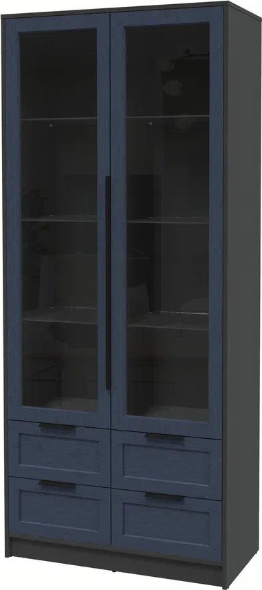 

Шкаф-витрина Интерлиния Концепт Тренд КТ-ШВ2 (антрацит/дуб королевский)