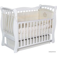 Кроватка-трансформер Антел Luiza-3 (слоновая кость)