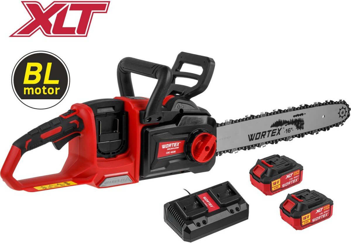 

Аккумуляторная пила Wortex CEC 4036 XLT Set 2333070 (с 2-мя АКБ)