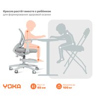 Компьютерное кресло Yoka Lenny (серый)