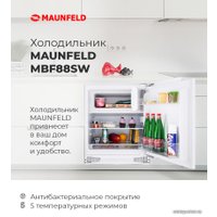 Однокамерный холодильник MAUNFELD MBF88SW